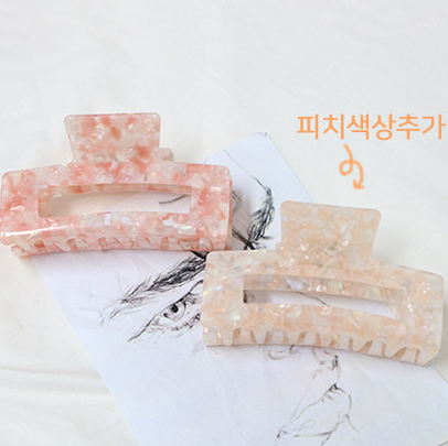 마블 자게 집게핀_헤어핀 일자 무지
