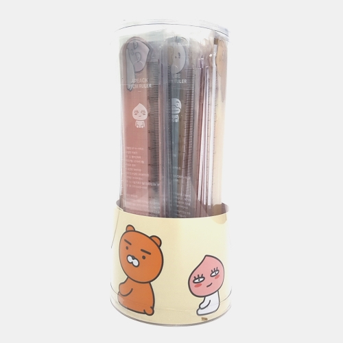 카카오 방안자 15cm (라이언10+어피치10+무지5+튜브5) / 27x175mm / 30개입