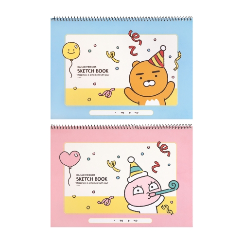 [카카오프렌즈] 해피모먼트 스케치북 / 1개입