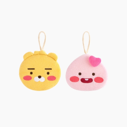 [카카오프렌즈] 리틀프렌즈 목욕 스펀지 (라이언) / 108x109x35mm / 1개입