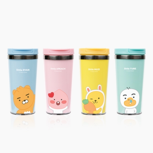[카카오프렌즈] 리틀프렌즈 그래픽 스텐텀블러 / 78x162mm 400ml / 1개입