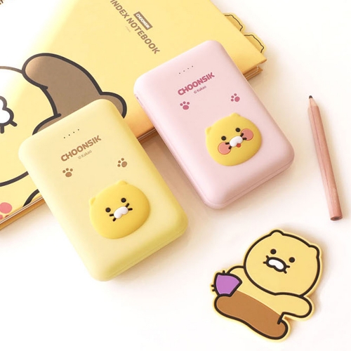 [카카오프렌즈] PVC보조배터리 (춘식이) / 1개입