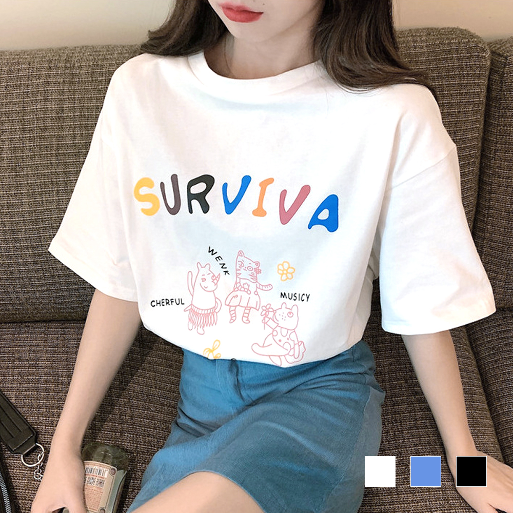 비바 프린팅 티셔츠 SD-220559