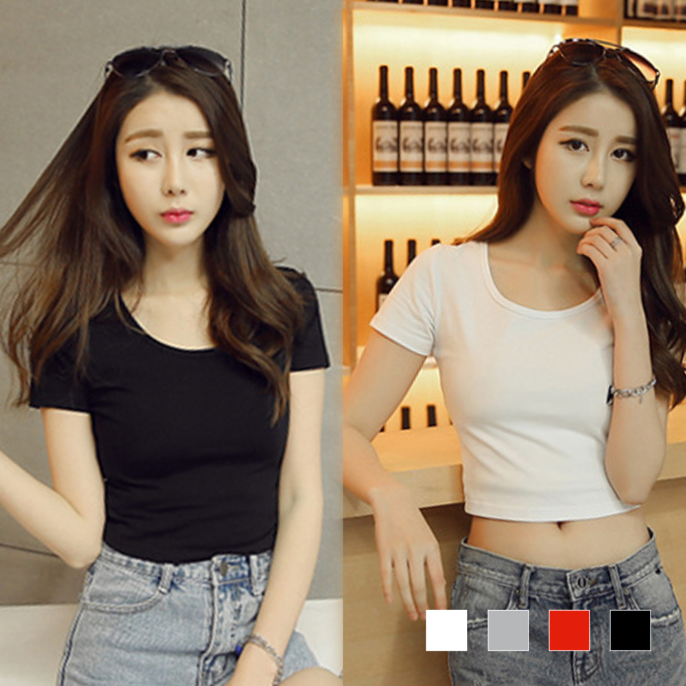 기본 반팔 크롭티 SD-220524