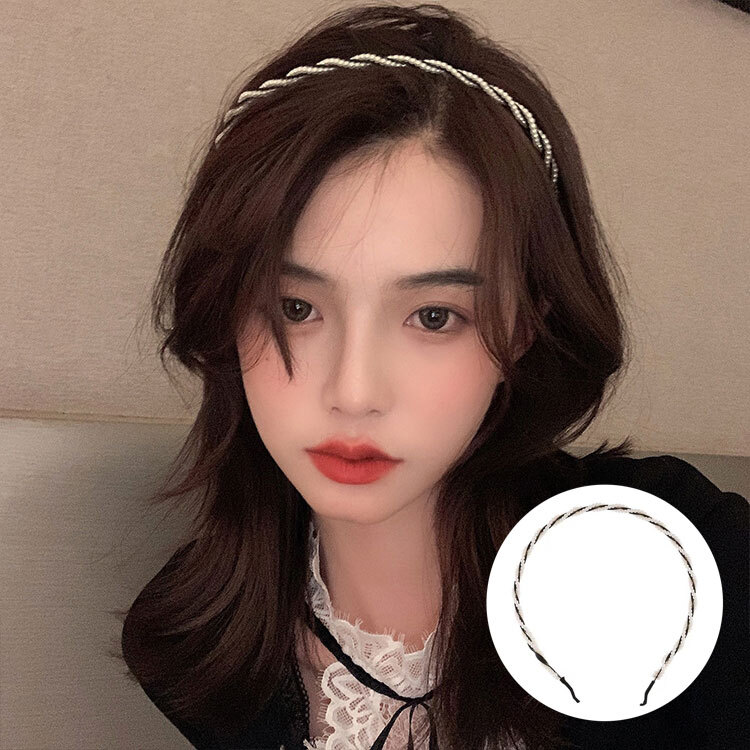 꽈배기 진주 헤어밴드 ELH-011